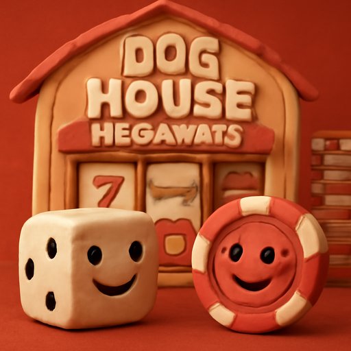 SLOTS Dog House Megaways কুকুরঘরের দৃশ্য